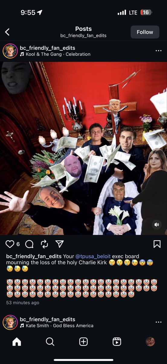 JocelynJ24289's tweet photo. The photos attached to this post were made of me — my face photoshopped onto Nazi propaganda, with nazi connotations, and just overall disturbing nature— and shared on Instagram after I started the process of forming a Turning Point USA chapter at Beloit College.
We met every requirement to become a recognized club except one: a faculty advisor. After multiple professors refused, we asked the Dean of Students for help and got absolutely nothing. Then, after posting our executive board on Instagram, the harassment exploded. Dozens of comments calling us Nazis, KKK members, white supremacists, and even personal insults.
We reported everything. Beloit College’s response? That there was “no real threat” and that we should consider starting a different organization. Meanwhile, the College Democrats operate without obstacles, without harassment, and with full institutional support.
So yes, Beloit College loves “inclusion” — as long as you agree with them. If not, harassment is ignored, safety is dismissed, and students are left on their own.
Do better, Beloit College. This is embarrassing.