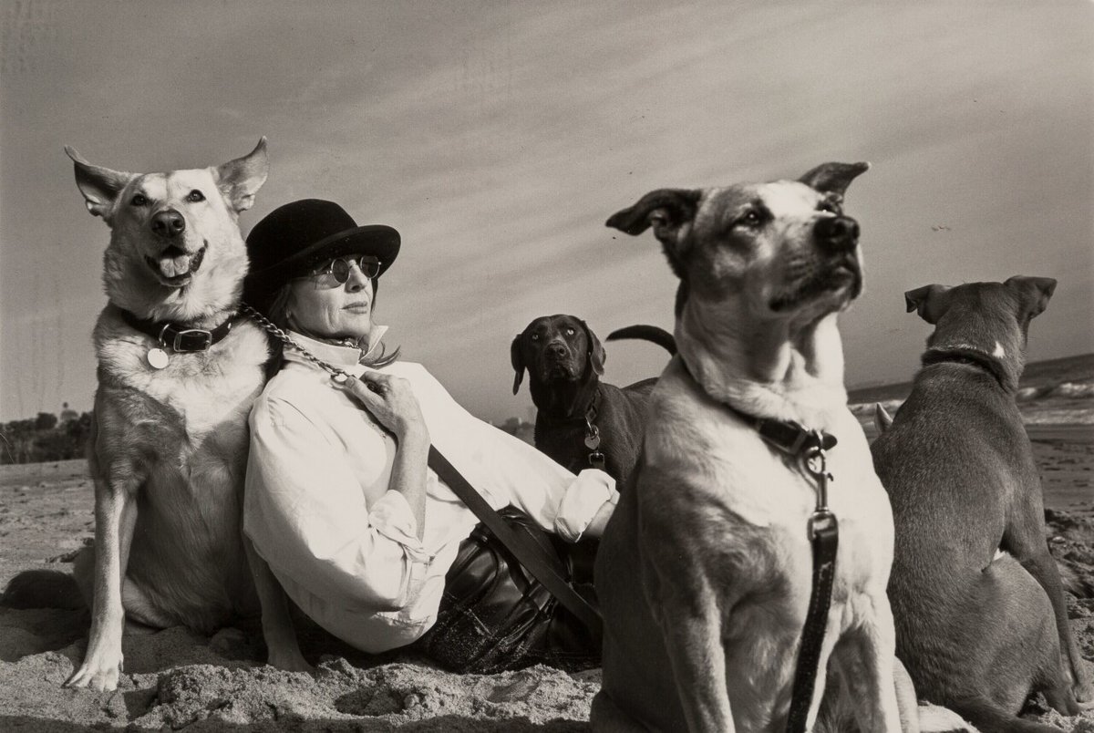 Diane Keaton on the Santa Monica Beach, 1997 by Annie Leibovitz