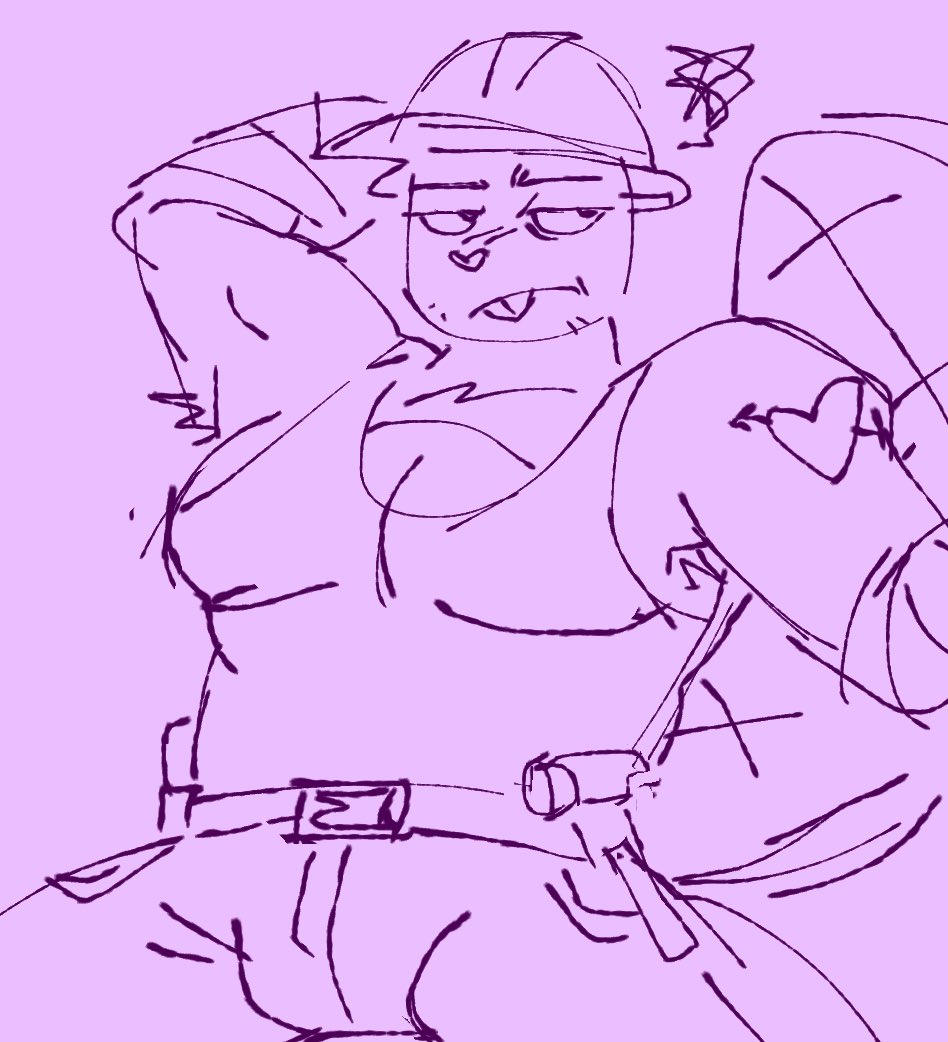 princesswendas's tweet image. HANDY WARM UP DOODLE,, 

#htf #happytreefriends #handy