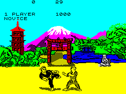Carlos_Ces's tweet photo. @pixelafeira @RecunchoGamer E o primeiro xogo da miña propiedade foi o Way of the Exploding Fist, por suposto no Spectrum https://t.co/ozxaErObb6