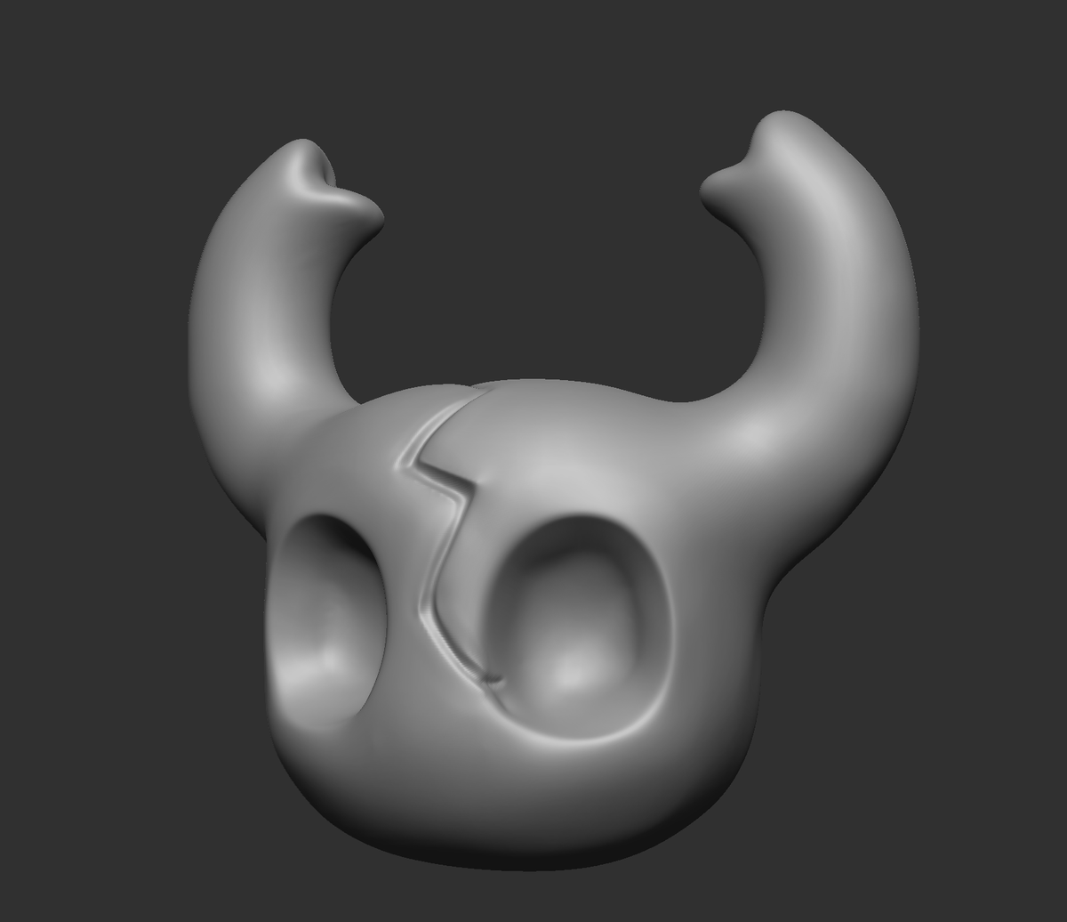 NichNullArt's tweet photo. Sculptober: Fungi, Hollow, Ogre https://t.co/RrS3rcF7ze