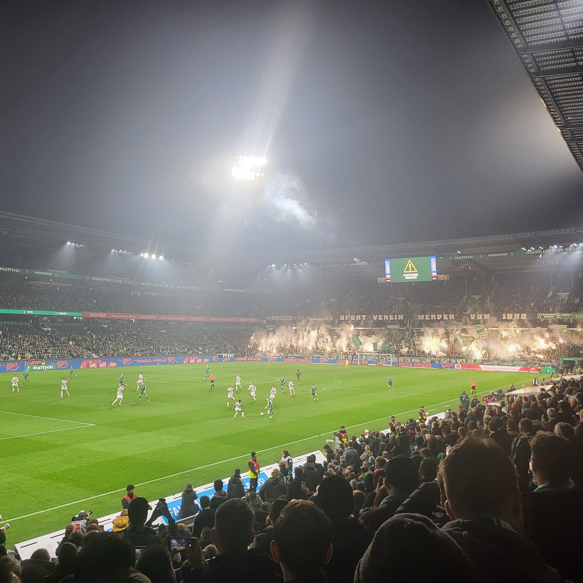 Negninorg's tweet image. Werder Bremen v VfL Wolfsburg 2-1 #groundhopping