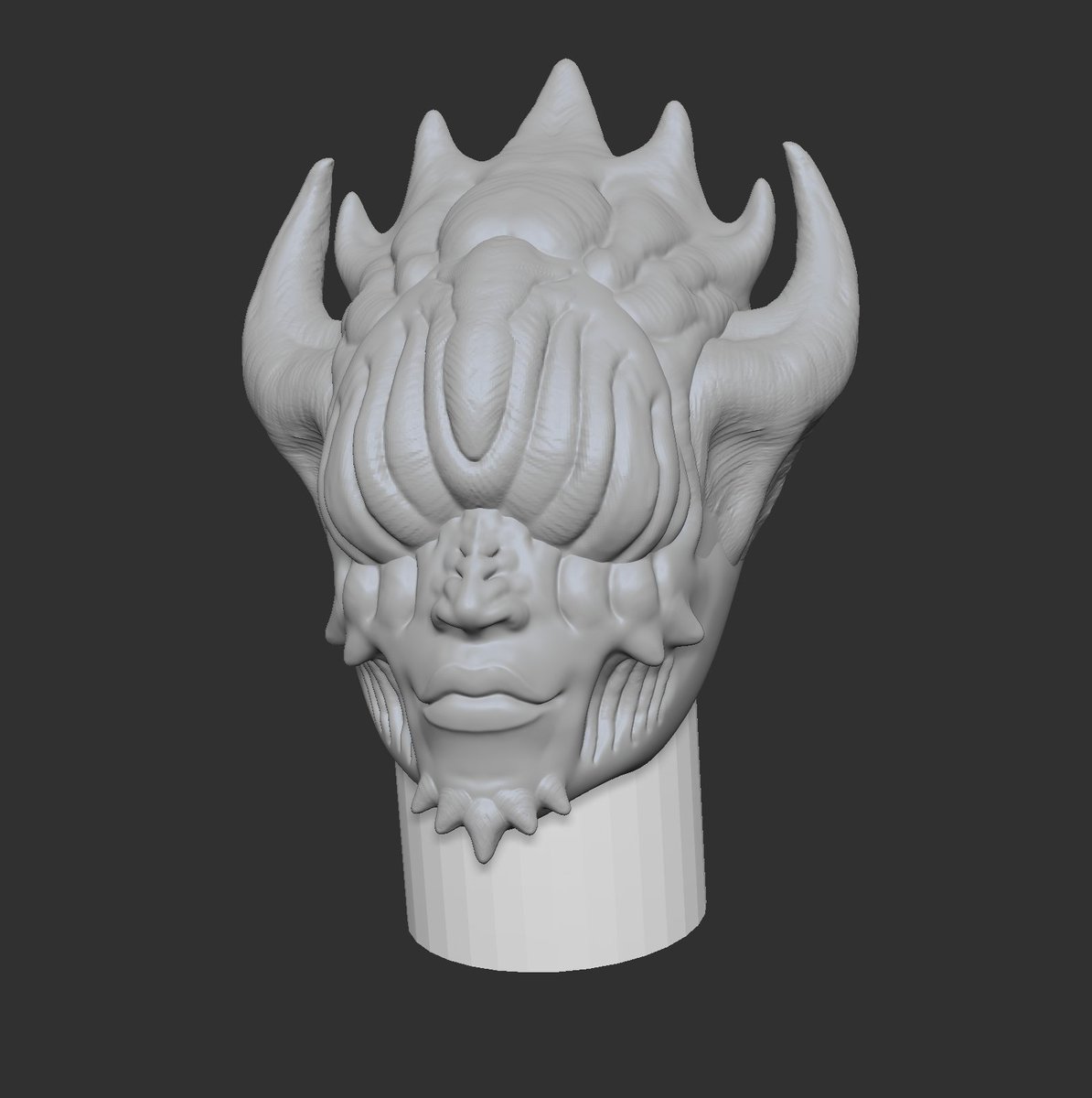 NichNullArt's tweet photo. Quite happy with the Infernal sculpt, fun to mess around with.

Sculptober: Infernal, Fractured, Geometric and Wander https://t.co/UlKAt4vIXp