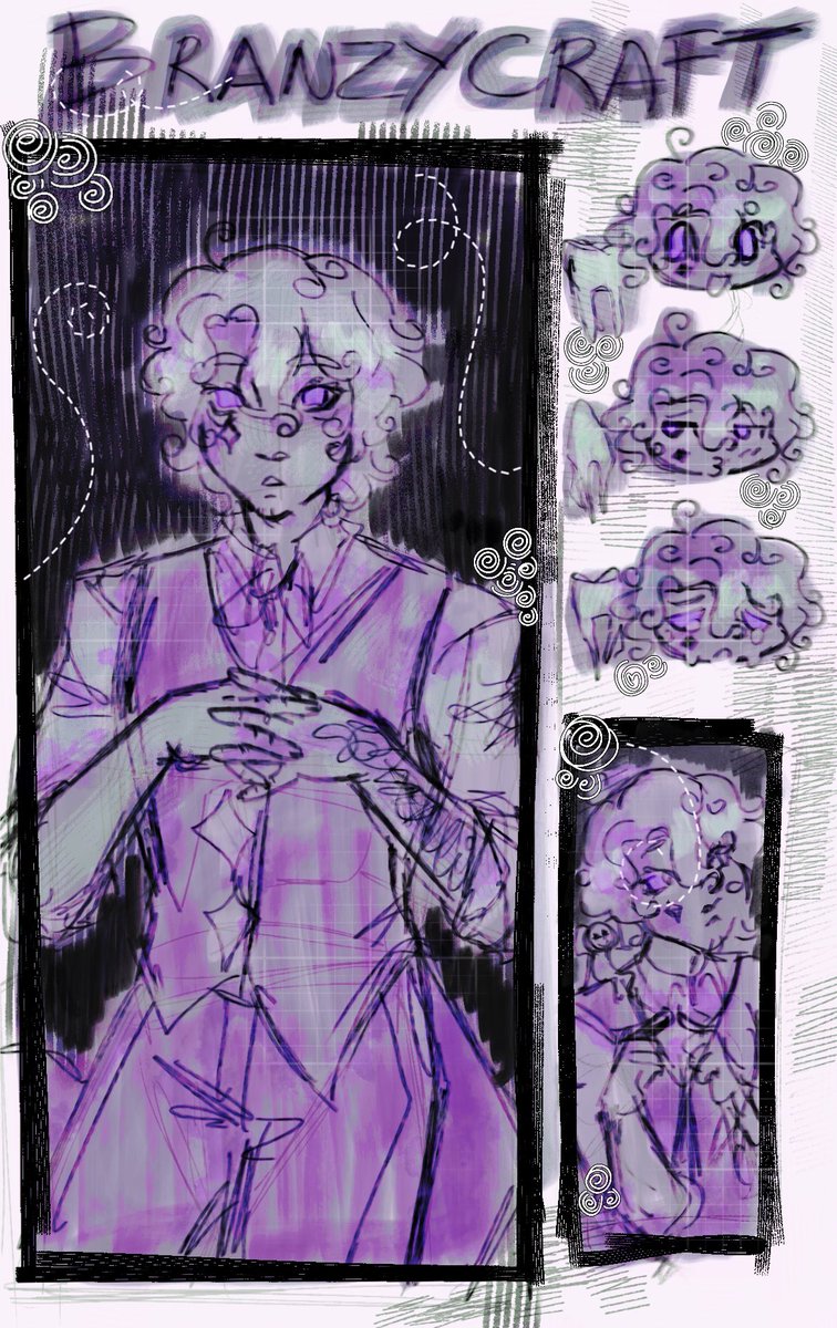 this will flop cuz i’m posting it at midnight BUT IDC BRANZYCRAFT THE BELOVED feat the new procreate brushes 
.
.
.
#lifestealsmp #branzycraft #branzycraftfanart #branzyfanart