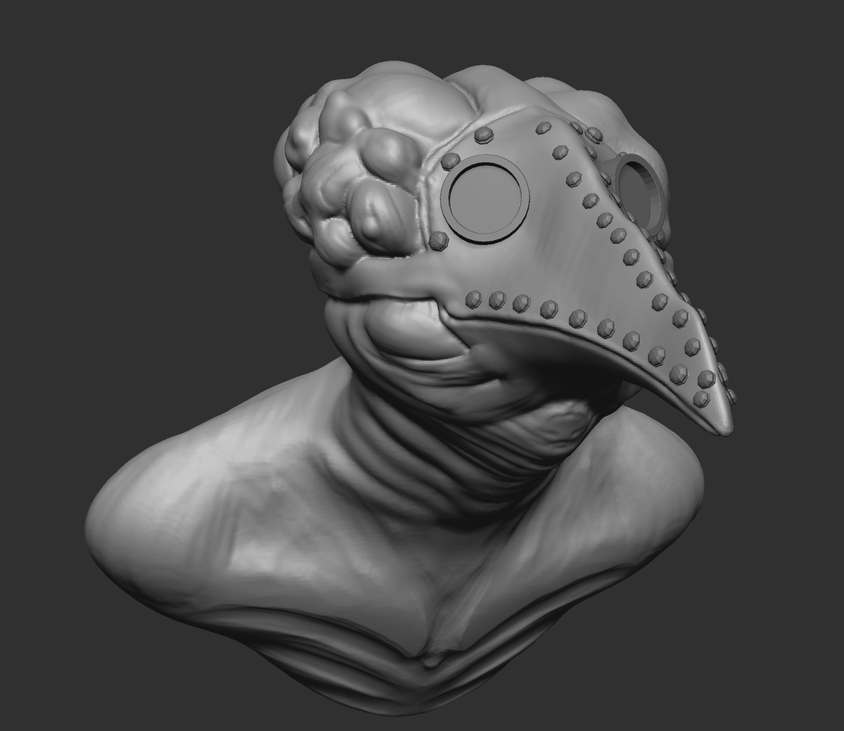 NichNullArt's tweet photo. Sculptober: Plague, Armoured, Serene and Feather https://t.co/BLEqhchslW