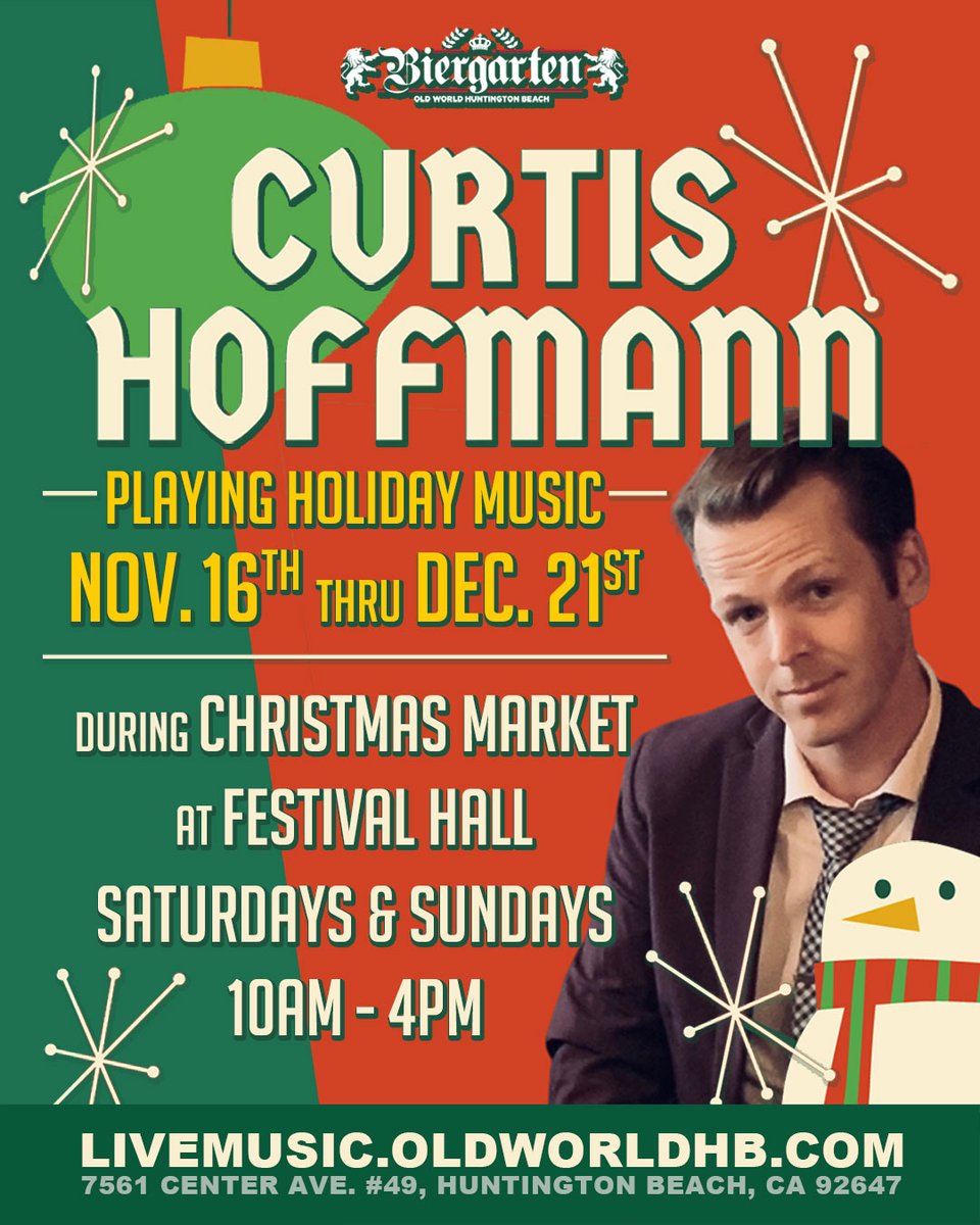 Biergarten at Old World HB tweet media