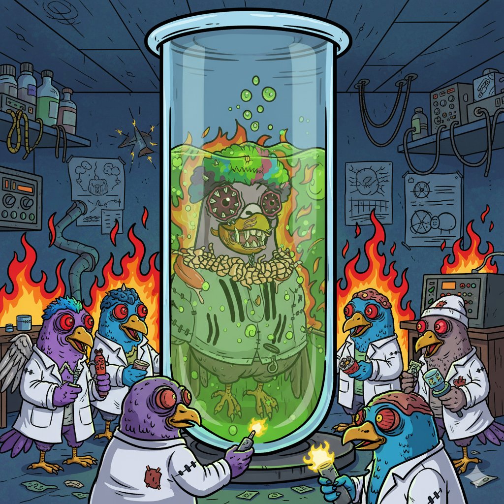 MutantPigeons's tweet photo. Original MUTANT PIGEONS 🐦‍⬛ on the XRP Ledger🧪
https://t.co/zUMnIrzv3h https://t.co/n2vA9g6hR1