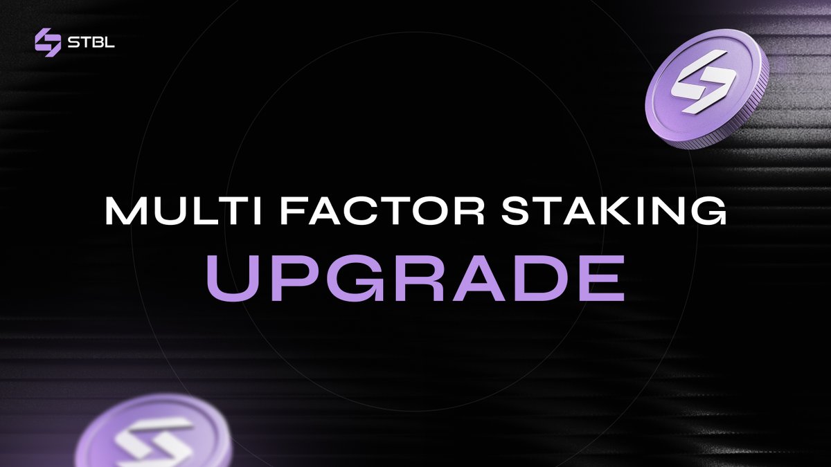 stbl_official's tweet image. Multi Factor Staking 1.5 is LIVE, unlocking rewards for long-term commitment! 
A dynamic multiplier curve and extended lock options now heavily incentivize loyalty.

New Duration Options: Lock periods now extend up to 90 days, adding 30, 60, and 90-day cycles alongside existing…