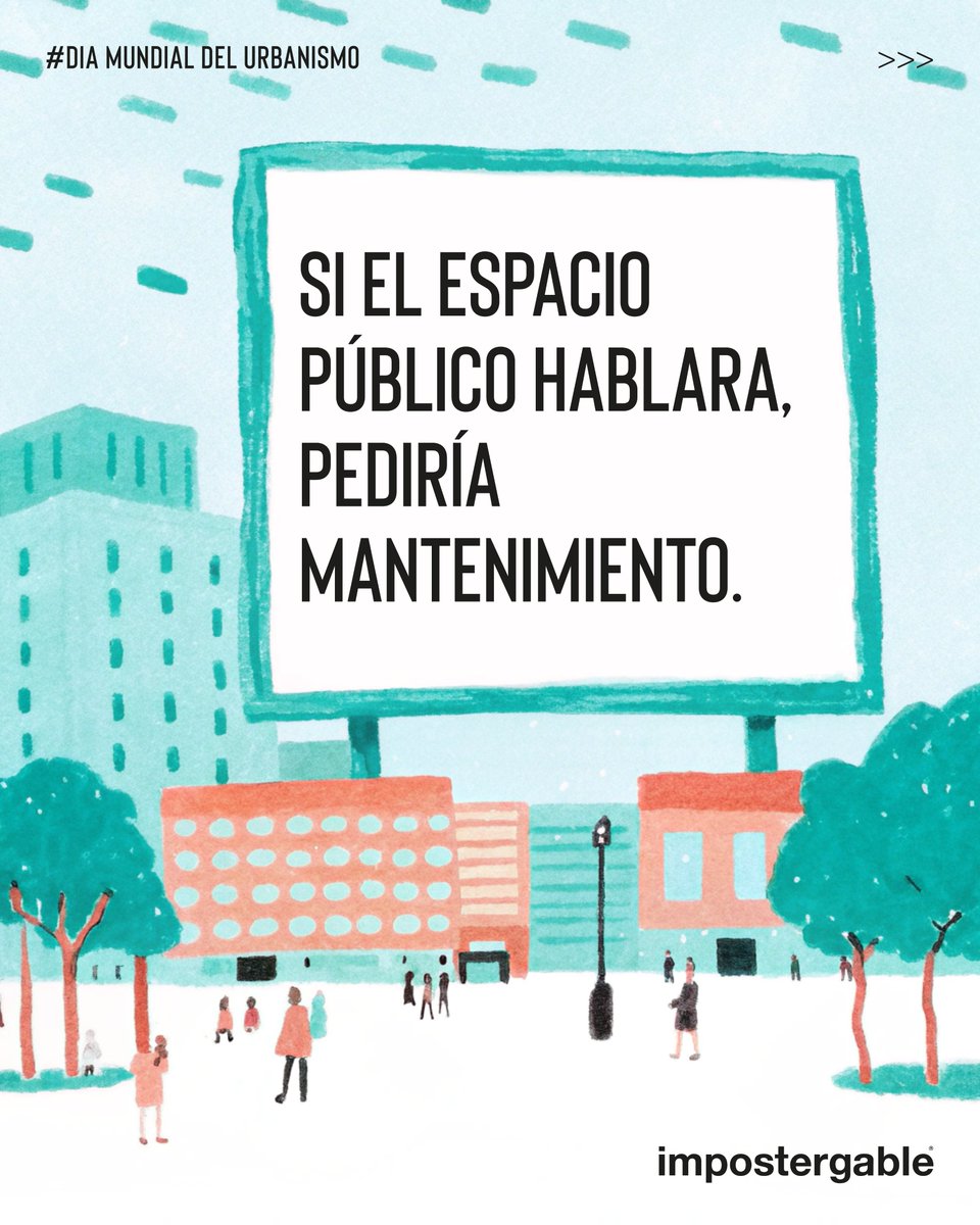 impostergablePE's tweet photo. Mañana se celebra el Día Mundial del Urbanismo, por eso te regalamos 5 vallas urbanitas con frases para pensar (y sobrepensar) la ciudad. Agarra la que más te guste, compártela, y si tienes un minuto, déjanos tu propia frasesita urbana🌎 https://t.co/4rhoc61apf