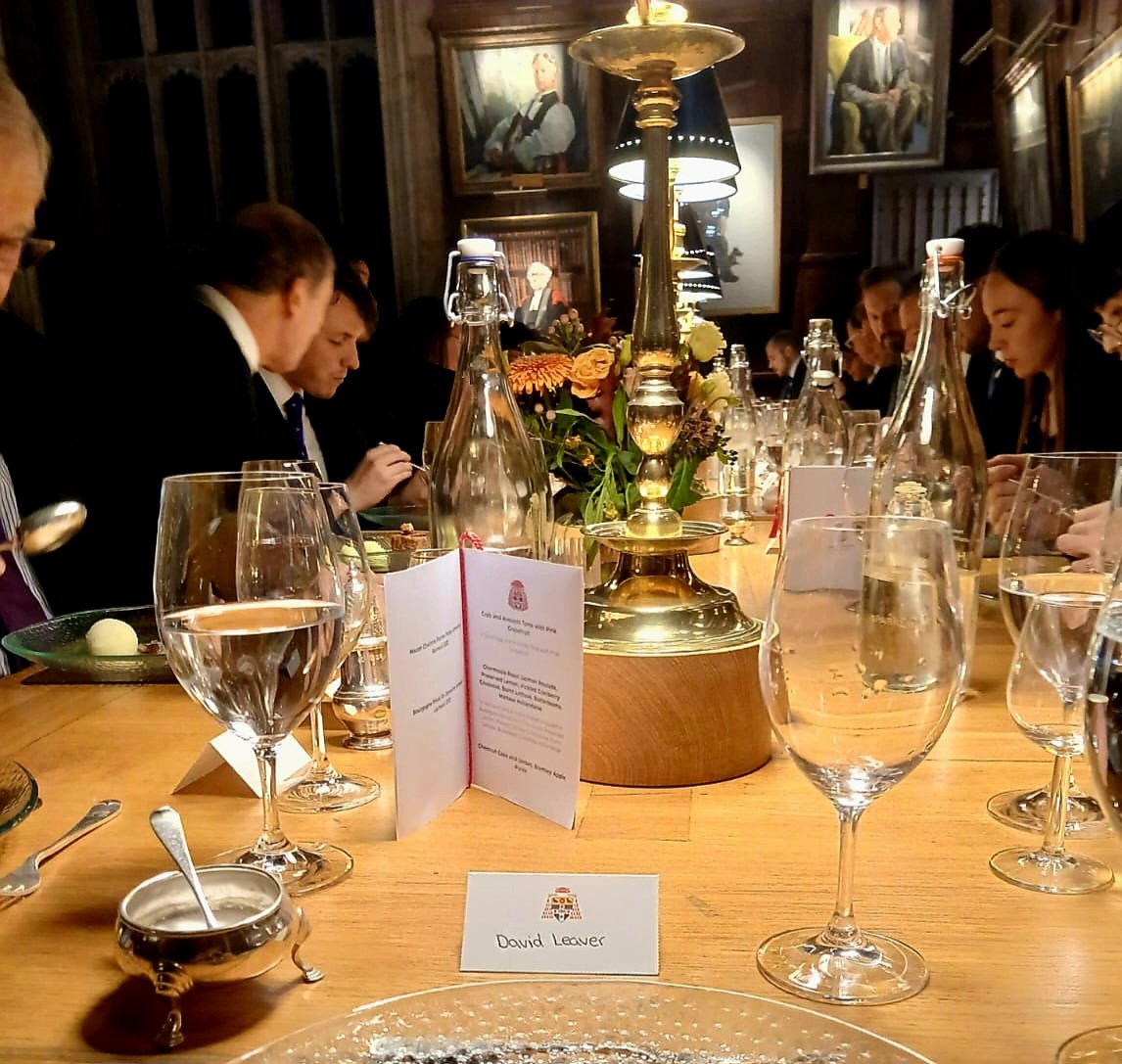 High Table, Christ Church, Oxford.