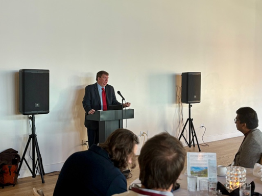 Executive Lamont McClure spoke at the Municipal Leaders Gathering about Northampton County’s commitment to a greener, stronger future for our communities. 🌳