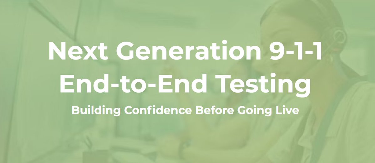 comsolve's tweet image. When a 9-1-1 call fails, the impact is measured not in minutes or megabytes, but in a life saved. 

That is why testing for NG9-1-1 systems isn’t a mere formality. 

Learn more about COMsolve’s NG9-1-1 Testing Services here: comsolveinc.com/ng911testing

#NG911 #nextgeneration911 #e2e