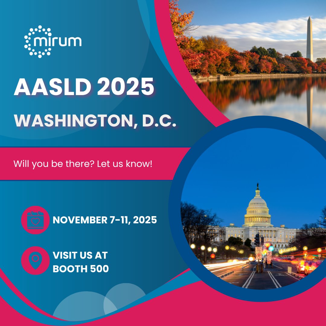 This week, Team Mirum joins the global liver community at #TLM25, The Liver Meeting®. We’re honored to join healthcare providers, researchers, patient advocates, and colleagues across the industry who are dedicated to supporting the rare disease community. We look forward to