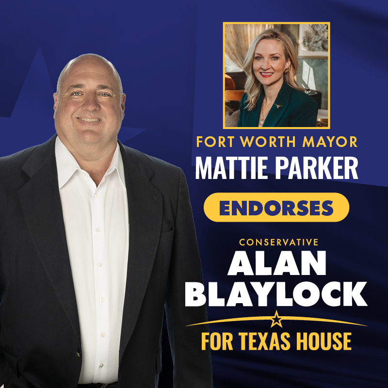 It’s been an honor to serve with Mayor Mattie Parker. I share Mayor Parker’s focus on clean and safe streets, which have improved the quality of life 4 Fort Worth by investing in public safety and addressing quality of life issues. Thank you 4 your endorsement for the Texas House