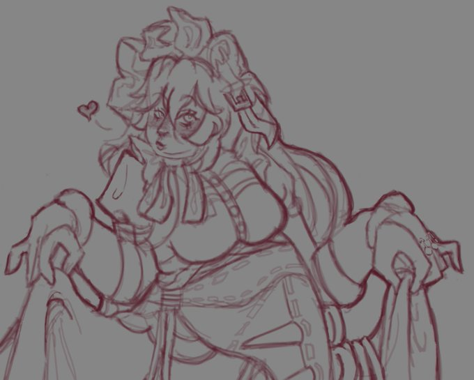 ZZZAnonymously's tweet photo. Hiiiii I’m bnnuy and this is my drawing of the BBW, Lady Alexandrina Sebastiane 🥰 https://t.co/ikSyeVbEh4