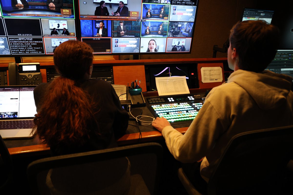 rowantvnetwork's tweet photo. On Tuesday, RTN covered the NJ Governor Election LIVE in the studio! The crew did an amazing job balancing live updates on the election and reflecting it on the show in real time! https://t.co/faSMFTNhWJ