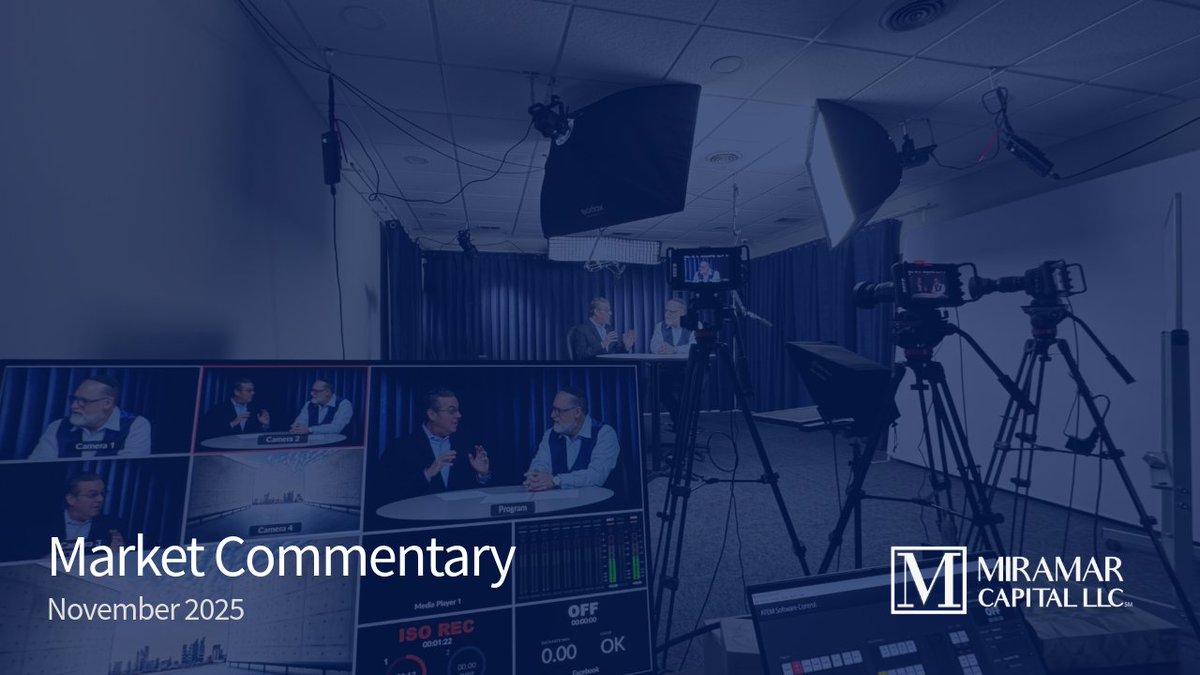 In our latest market commentary video, Miramar Capital co-founders <a href="/BobKalman1/">Bob Kalman</a> and <a href="/MaxWasserman4/">Max Wasserman</a> discuss the AI momentum trade and why Miramar Capital emphasizes diversification and stability.

Watch the full video here: miramarcap.com/november-2025-…