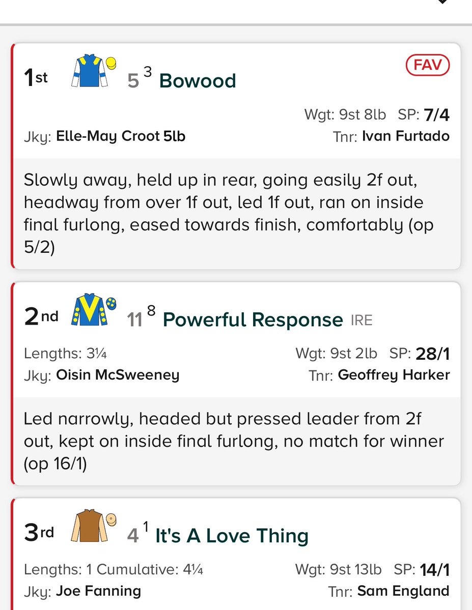 🥇-🥈-🥇 a tremendous night for the syndicate! 

What a team we are building, thanks to all our owners, trainers and the staff at home! 

🔵🟡⚪️