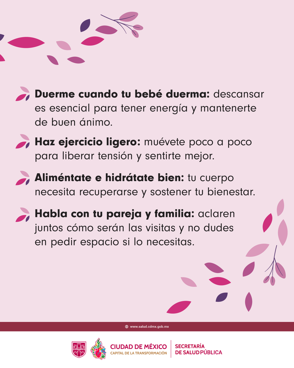 SSaludCdMx's tweet image. Más allá de las fotos perfectas, esta es tu guía de supervivencia para después del parto o la cesárea. ¡Tu única tarea es recuperarte y cuidar a tu bebé!
Comparte con tus conocidos o conocidas que están a semanas o días de convertirse en padres.
#Consejos #PostParto #Bebes