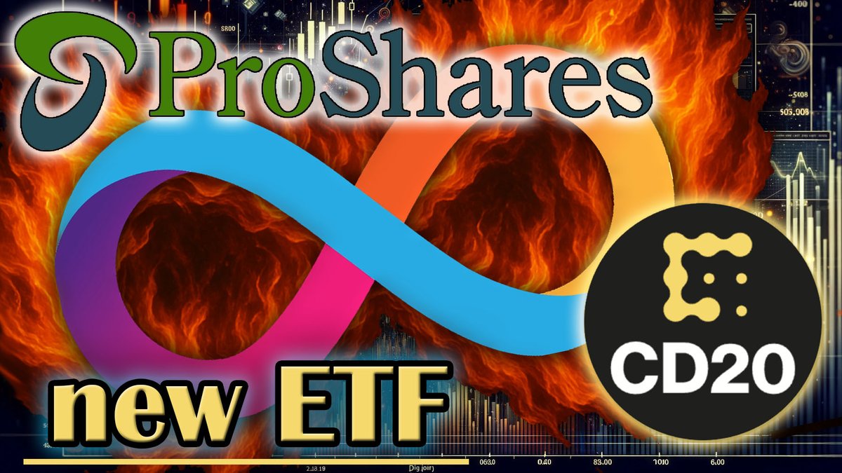 Zero2HeroZombie's tweet image. $ICP is currently the top performed of the week📈

ProShares has filed for the "ProShares CoinDesk Crypto 20 ETF" to be listed on the NYSE.  The fund will track the CoinDesk Crypto 20 Index, giving investors exposure to the top 20 digital assets by market cap.

$ICP is part of