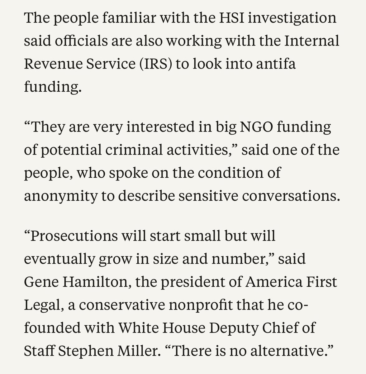 restoreorderusa's tweet image. ANTIFA UPDATE: Officials at the FBI, HSI, and IRS are actively investigating numerous far-left groups.

As one example, a DHS spokesperson cited an antifa-affiliated group responsible for doxing ICE agents. 

The agencies in question are scrutinizing the funding these groups…