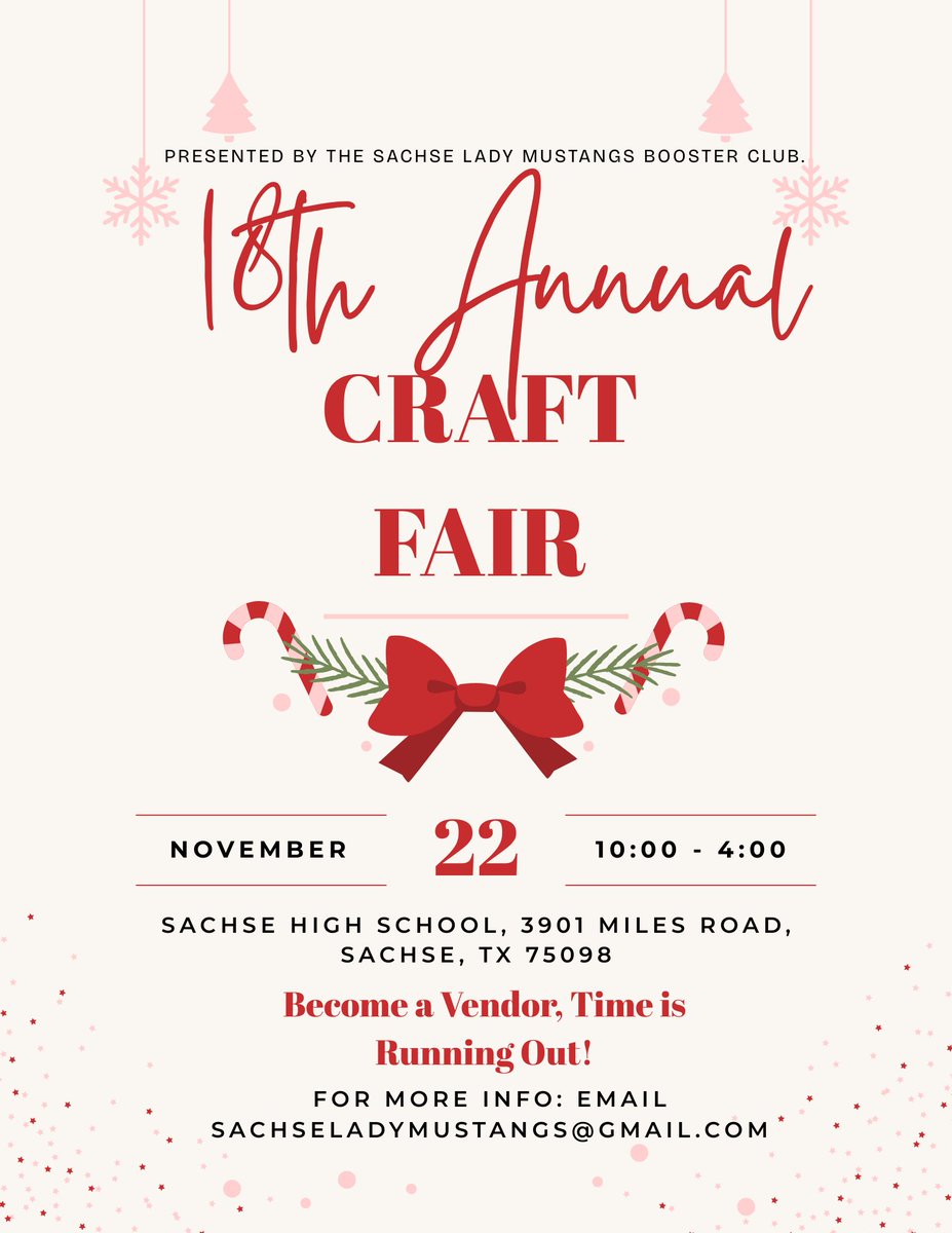 SachseClub's tweet photo. The 18th Annual Craft Fair is just around the corner! https://t.co/LZ8iQ0TyIL
