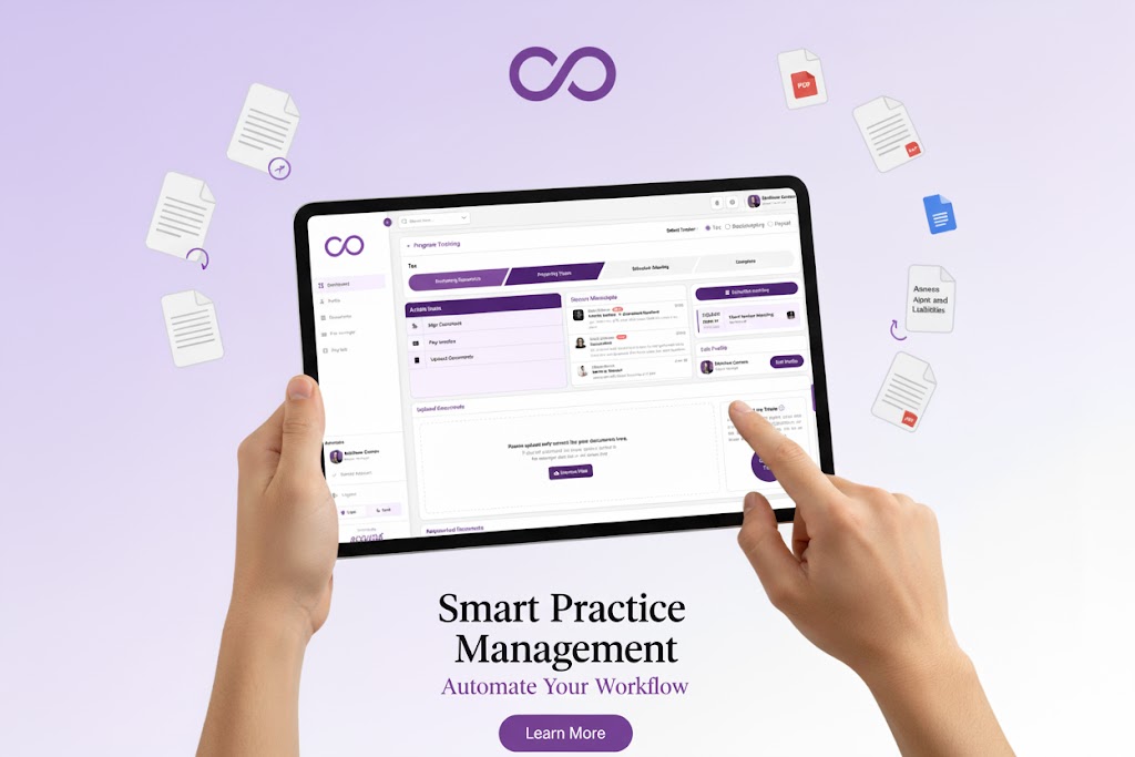 acounta_io's tweet photo. Work on your firm, not in it.
Acounta® helps automate your workflow so you can focus on what matters. 💜
#accounting #automation #acounta #workincredibly https://t.co/gbLsablQxO