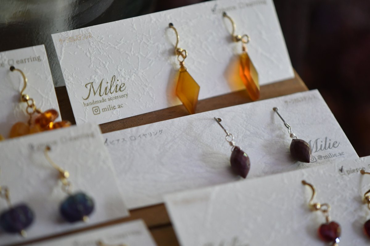 ハンドメイドイヤリング