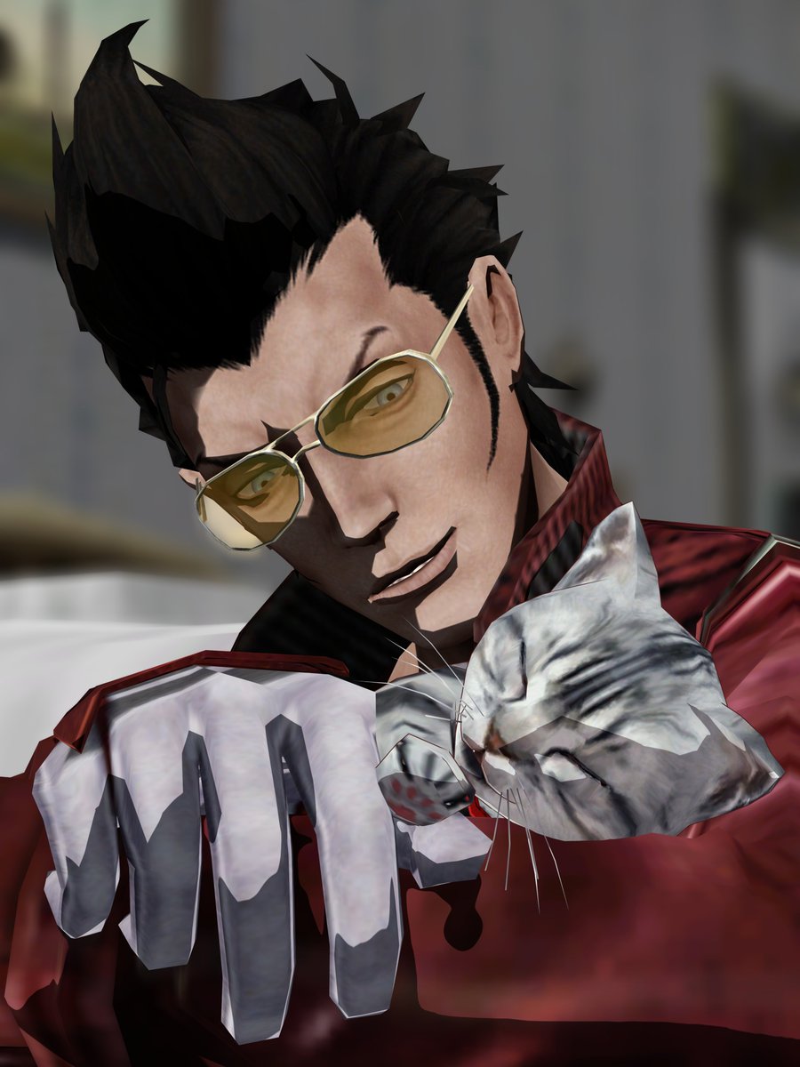 just_mishiro's tweet photo. Jeane is asleep 🤫
#NoMoreHeroes https://t.co/QMbfPAZQXb