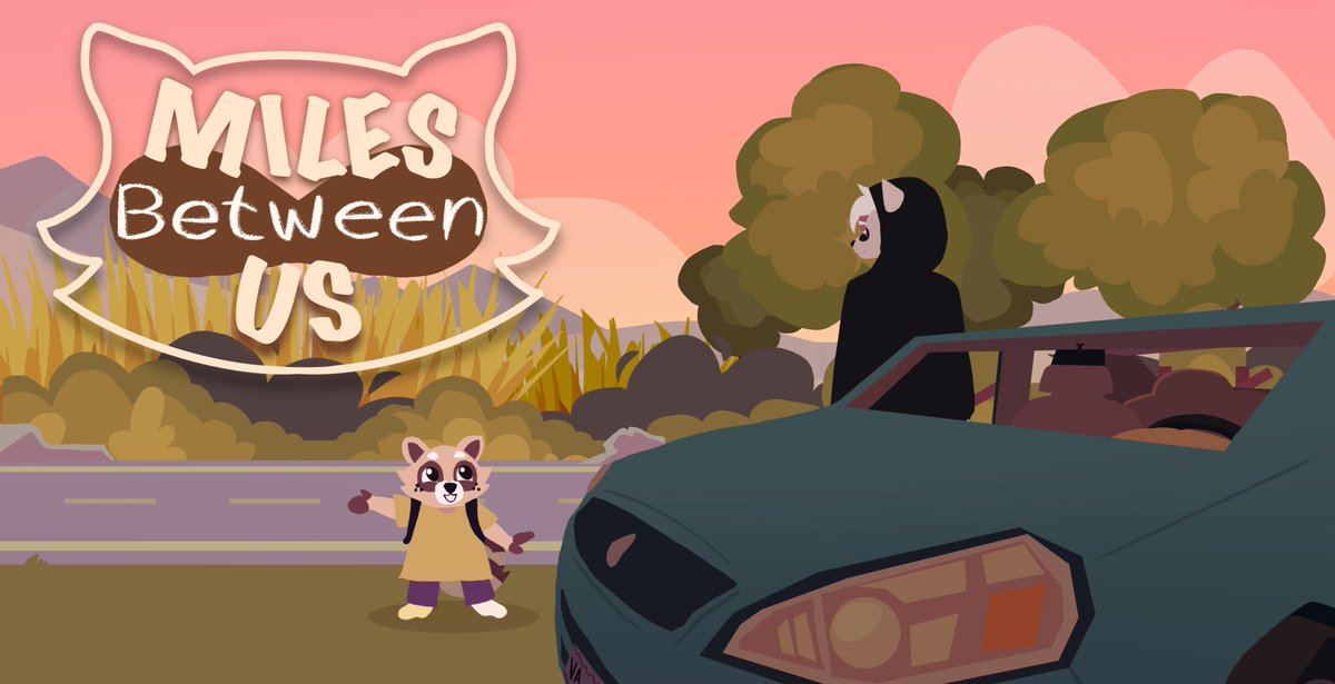 _MilesBetweenUs's tweet photo. Miles Between Us! 🦝 #PitchYaGame 

Play as a young raccoon on a roadtrip with your brother. Collect keepsakes at each location you visit, and scrapbook with them!  Grow closer with your brother along the way.

Stay tuned for development updates, and gameplay footage! 👀 https://t.co/V6kCuwODit