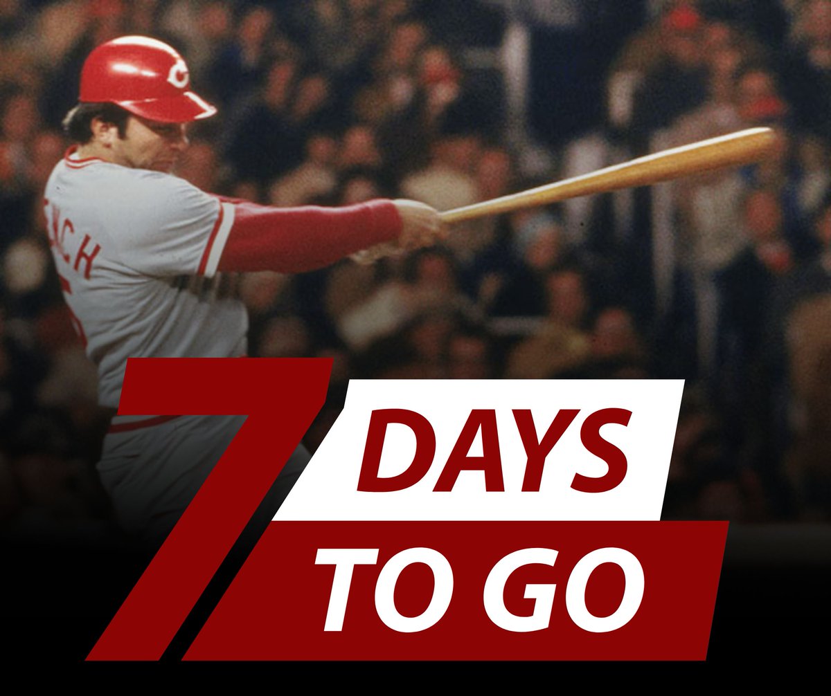 ceisports's tweet photo. 7 MORE DAYS! What's your favorite Johnny Bench memory you have? https://t.co/Ac6kNkdOXu