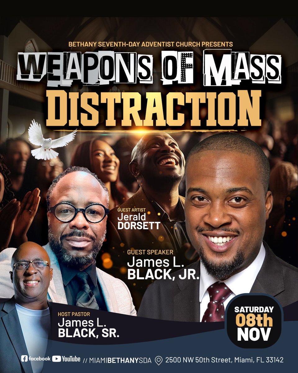 My son is now openly sharing his release from the occult! You’re invited to our Sabbath worship experience!

youtube.com/@MiamiBethanyS…