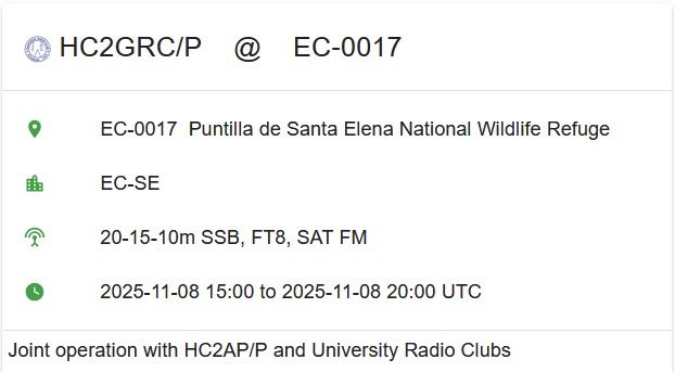 Guayaquil Radio Club tweet media