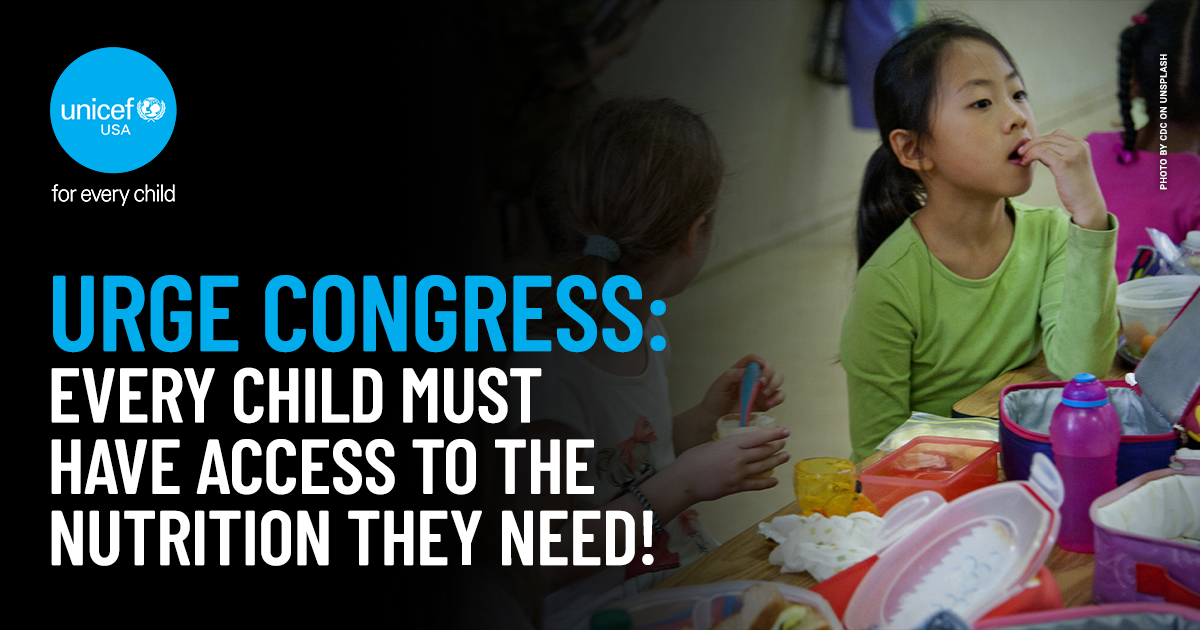 UNICEFUSA's tweet image. In 2024, #SNAP supported over 41M people every month and almost 4 in 10 were children. But starting this month, federal changes to SNAP are putting millions of children in the U.S. at greater risk of hunger.

Join us in urging Congress to #ProtectSNAP: act.unicefusa.org/campaign/SNAP