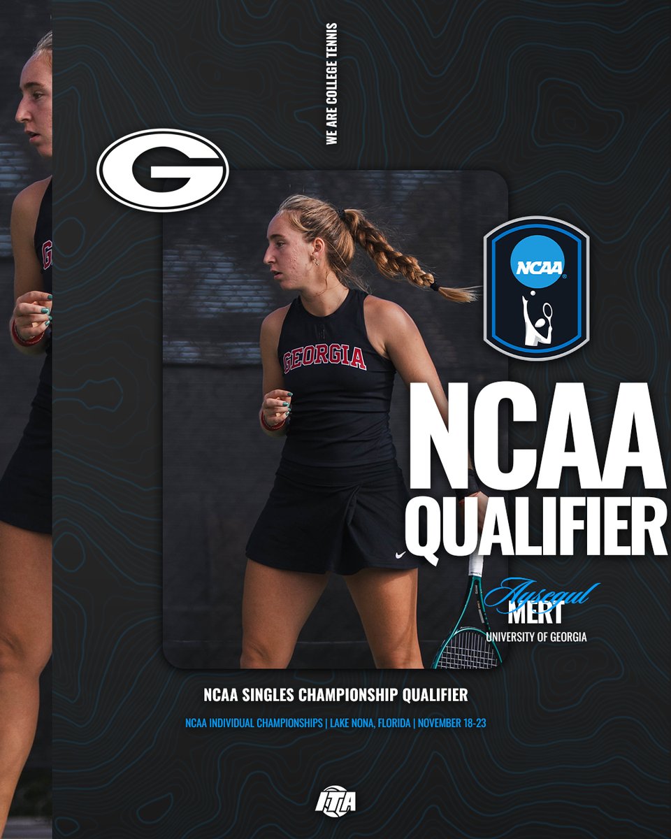 ITA_Tennis's tweet image. This Bulldog Has Qualified ✅

Aysegul Mert (@UGAWomensTennis) has qualified for the 2025 NCAA Singles Championships by reaching the semifinals of the ITA Conference Masters!

#WeAreCollegeTennis | #ITAMasters