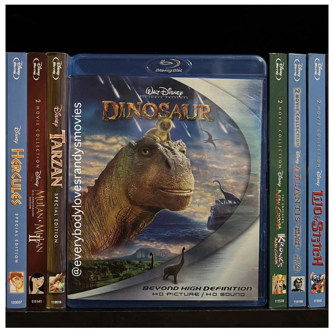 Movie: #Dinosaur (2000)

Starring: #DBSweeney #AlfreWoodard #OssieDavis #MaxCasella #HaydenPanettiere #SamuelEWright #JuliannaMargulies #PeterSiragusa #JoanPlowright #DellaReese 

Directed By: #RalphZondag and #EricLeighton

#BluRay 
#MovieNerd 
#MovieCollector
#BluRayCollection