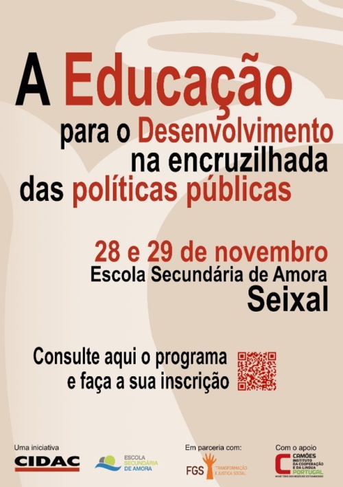 Evento | A ED na encruzilhada das políticas públicas 

A Educação para o Desenvolvimento na encruzilhada das políticas públicas – Escola Secundária de Amora, 28 e 29 de novembro de 2025

dge.mec.pt/noticias/event…