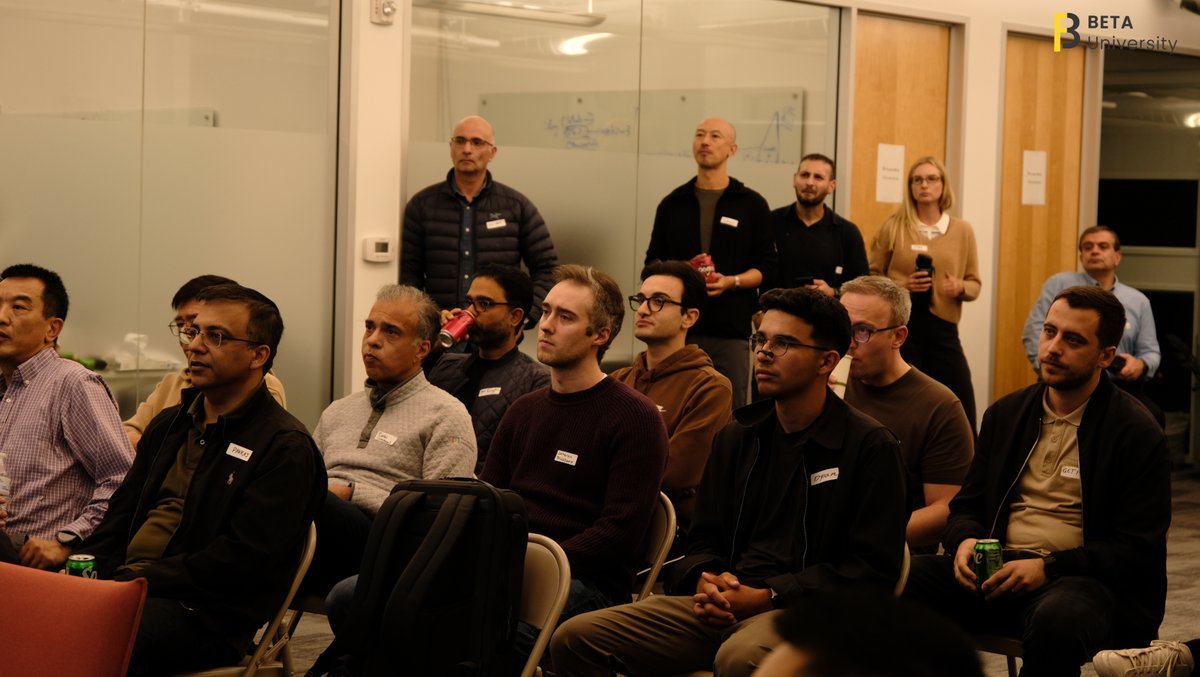 UofBeta's tweet image. 🚀 What a night at Beta University with our partner @NebiusAI!

7 founders took the stage — showcasing how AI is transforming and the message was clear: AI is going vertical.

Huge thanks to everyone who joined us last night

#VerticalAI #DemoDay #BetaUniversity #AI #Innovation
