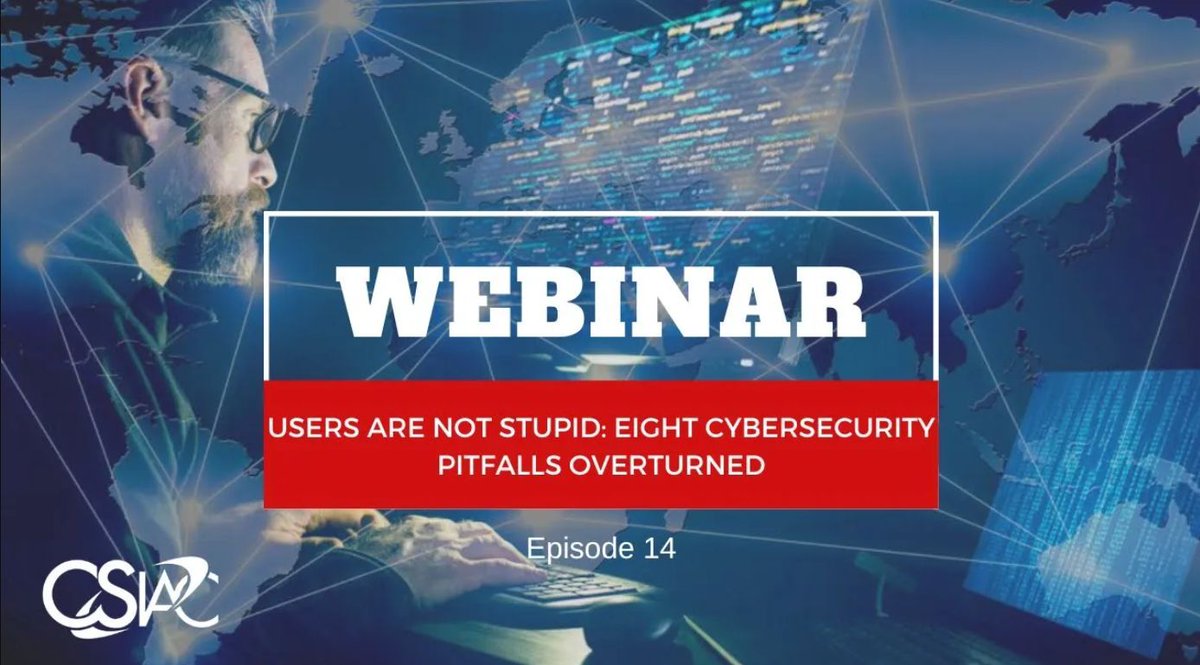 DoD_CSIAC's tweet image. Learn to improve security through user empowerment in this past featured webinar.

buff.ly/tV6htwI 

#FlashbackFriday #cyber #cybersecurity