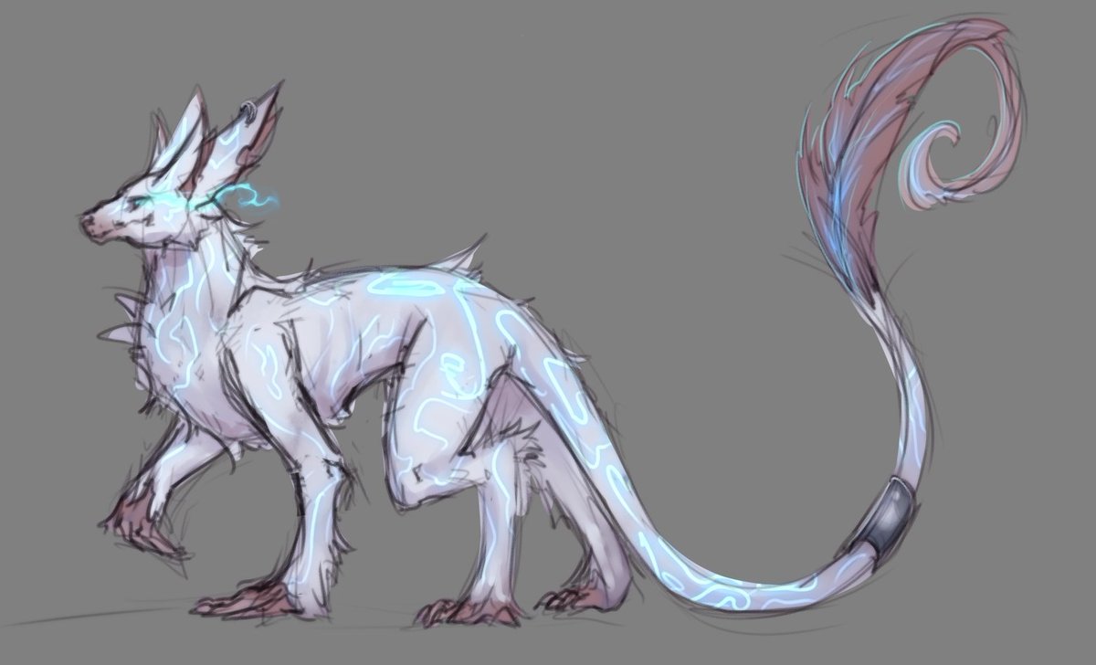 It's been a while since I drew something for myself. I'm proud of this fellow, as it was a quick sketch. #creatures #sketches