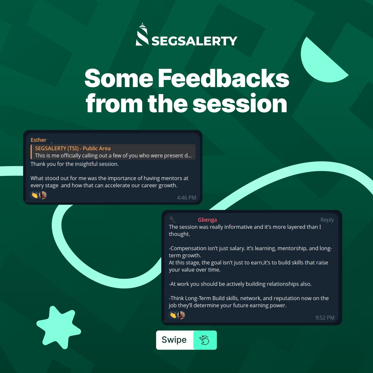Segsalerty Talent Support tweet media