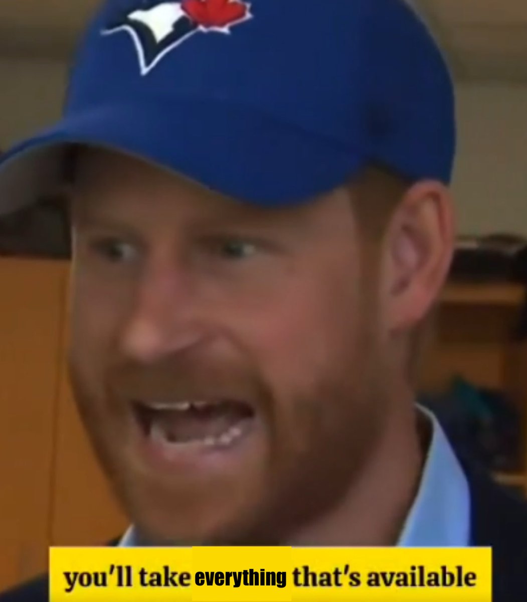 VaissanS's tweet image. That says it all😜🤪🧠🤑 #FOHARRY #DumbPrince #SpareMe #MegxitFail #GrifterHarry @PrinceOfWoke #BaldyHarry 🤭🤣🤣🤣 #DumbPrinceAndHisStupidWife 🙄