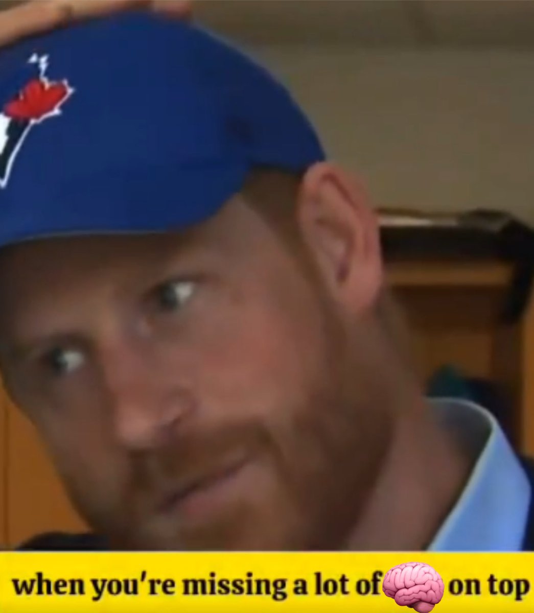 VaissanS's tweet image. That says it all😜🤪🧠🤑 #FOHARRY #DumbPrince #SpareMe #MegxitFail #GrifterHarry @PrinceOfWoke #BaldyHarry 🤭🤣🤣🤣 #DumbPrinceAndHisStupidWife 🙄