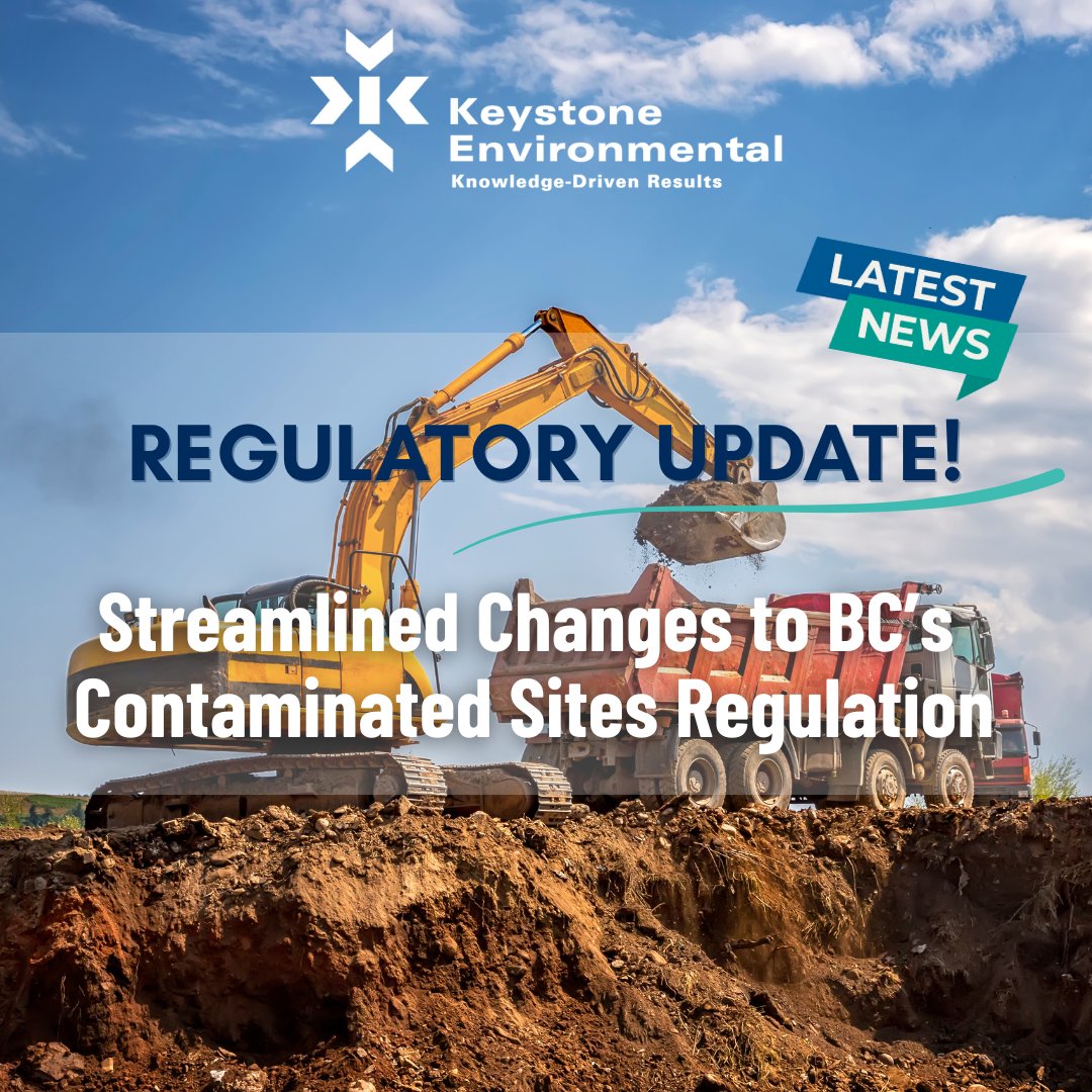 KeystoneEnv's tweet image. The BC ENV recently amended the Contaminated Site Regulation  to reduce the burden of Protocol 19. 

Read more here: keystoneenvironmental.ca/updates-contam…

#ContaminatedSites #TechnicalExperts #TechnicalLeaders #KeystoneEnvironmental #EnvironmentalConsulting