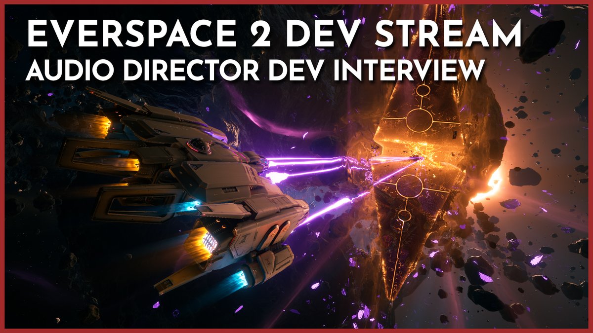 everspace_game's tweet image. It’s streamtime! 

Join us for EVERSPACE 2: Wrath of the Ancients gameplay and a special interview with EVERSPACE series Sound Director and Composer, Gero Goerlich!

twitch.tv/rockfishgames

youtube.com/rockfishgames

#devstream #indiegames #interview #gamemusic