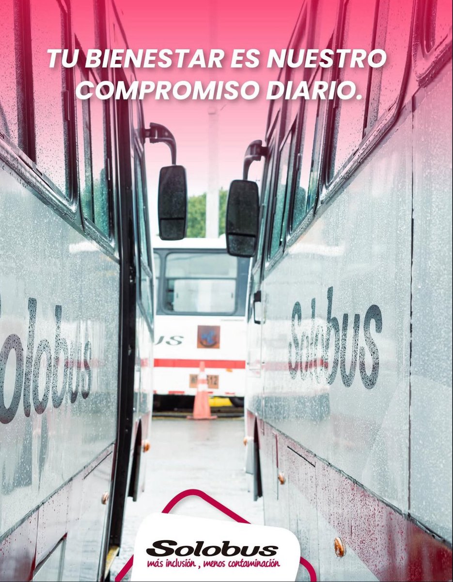soysolobus's tweet photo. En Solobus creemos que cada viaje es más que trasladarte de un lugar a otro. Es una oportunidadi para conectar con tu ciudad, sentirte seguro y ser parte de un futuro sostenible. https://t.co/r6HzIKK9V1