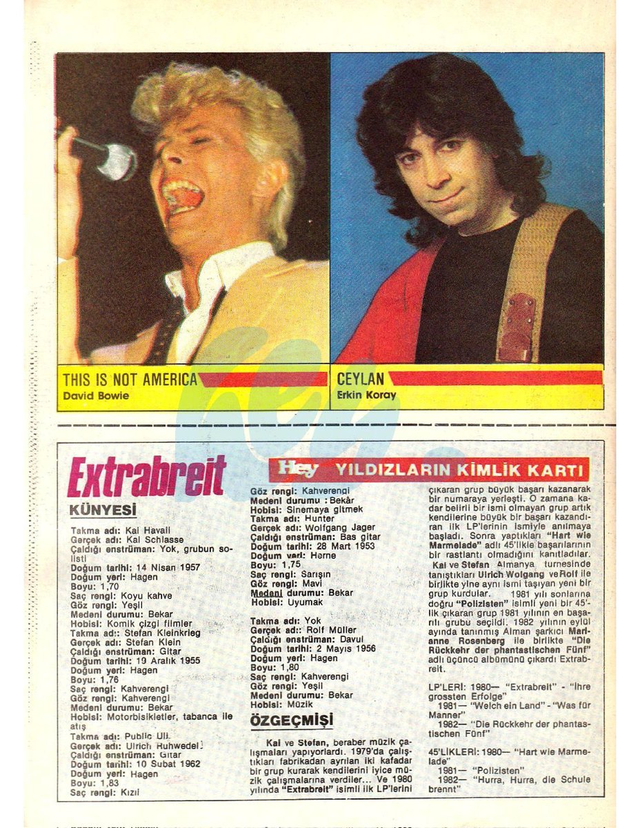 Mehmetcan198's tweet photo. #BarışManço #LaleManço #DoğukanManço #BatıkanManço #ErkinKoray #DavidBowie #Extrabreit #müzik #Mayıs #1985yılı @Yasemin70619829 @tchulya80 @_Arsiv_ https://t.co/4nVaSmG0yR
