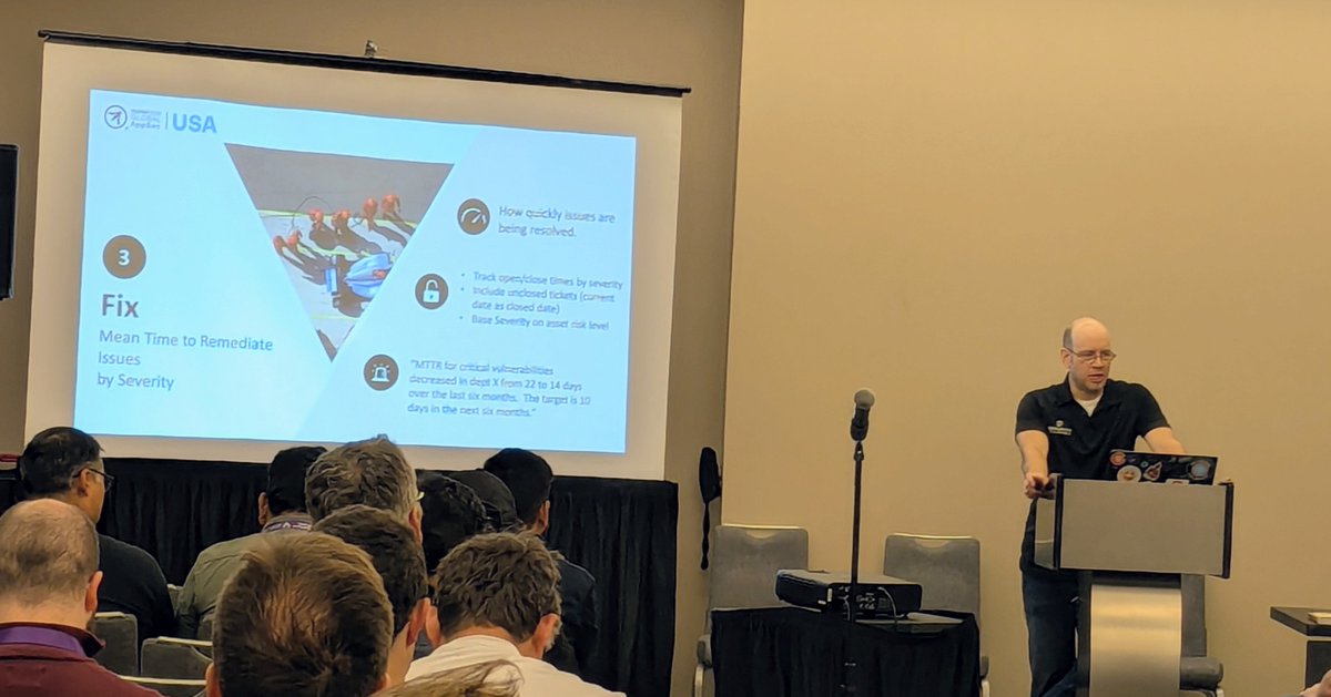 shehackspurple's tweet image. Dustin Lehr is helping us secure our apps, in a more friendly way! 
@katilyst at #owasp #globalappsec