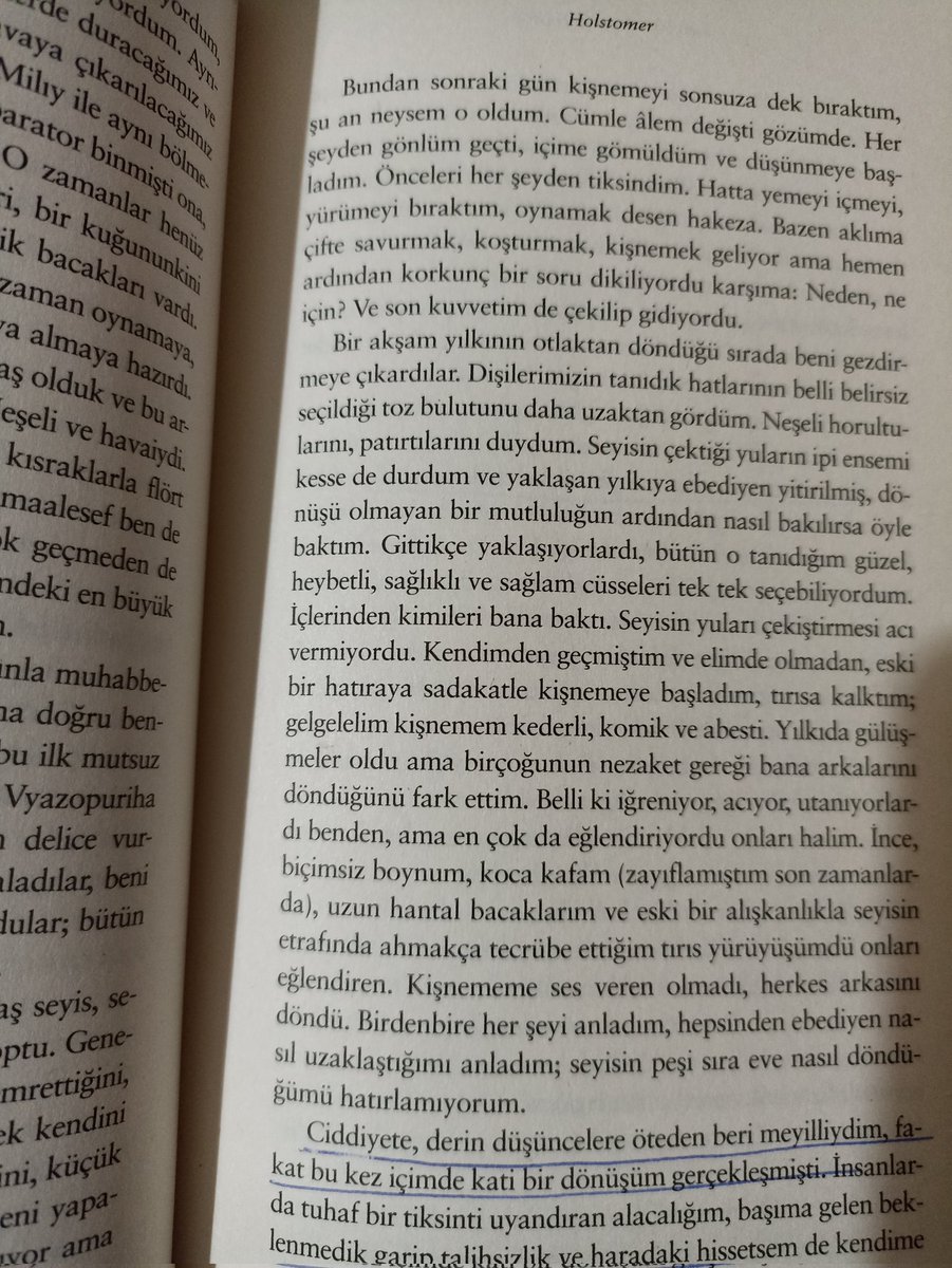 SevgiErgan's tweet photo. "Ciddiyete, derin düşüncelere öteden beri meyilliydim fakat bu kez içimde kati bir dönüşüm gerçekleşmişti..."
#üçölüm
#Tolstoy https://t.co/QBhx8G5Yws