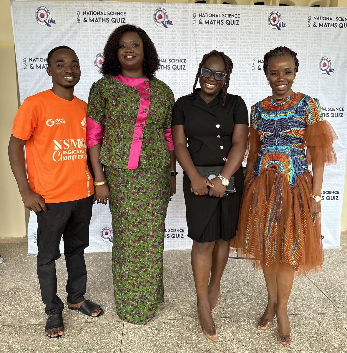BFCollins_'s tweet photo. It’s been a joy serving you all throughout #NSMQ2025! Fingers crossed for next year too, right? 

And finally a photo with the Prof. Elsie Effah Kauffman @elsie_effah! 🤩

#NSMQOnJoy https://t.co/ilP3zXun7b